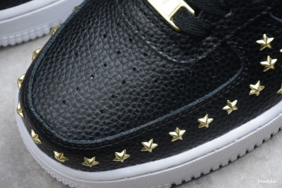 AR0639-001 1 STARS FORCE LOW BLACK AIR NIKE 0908